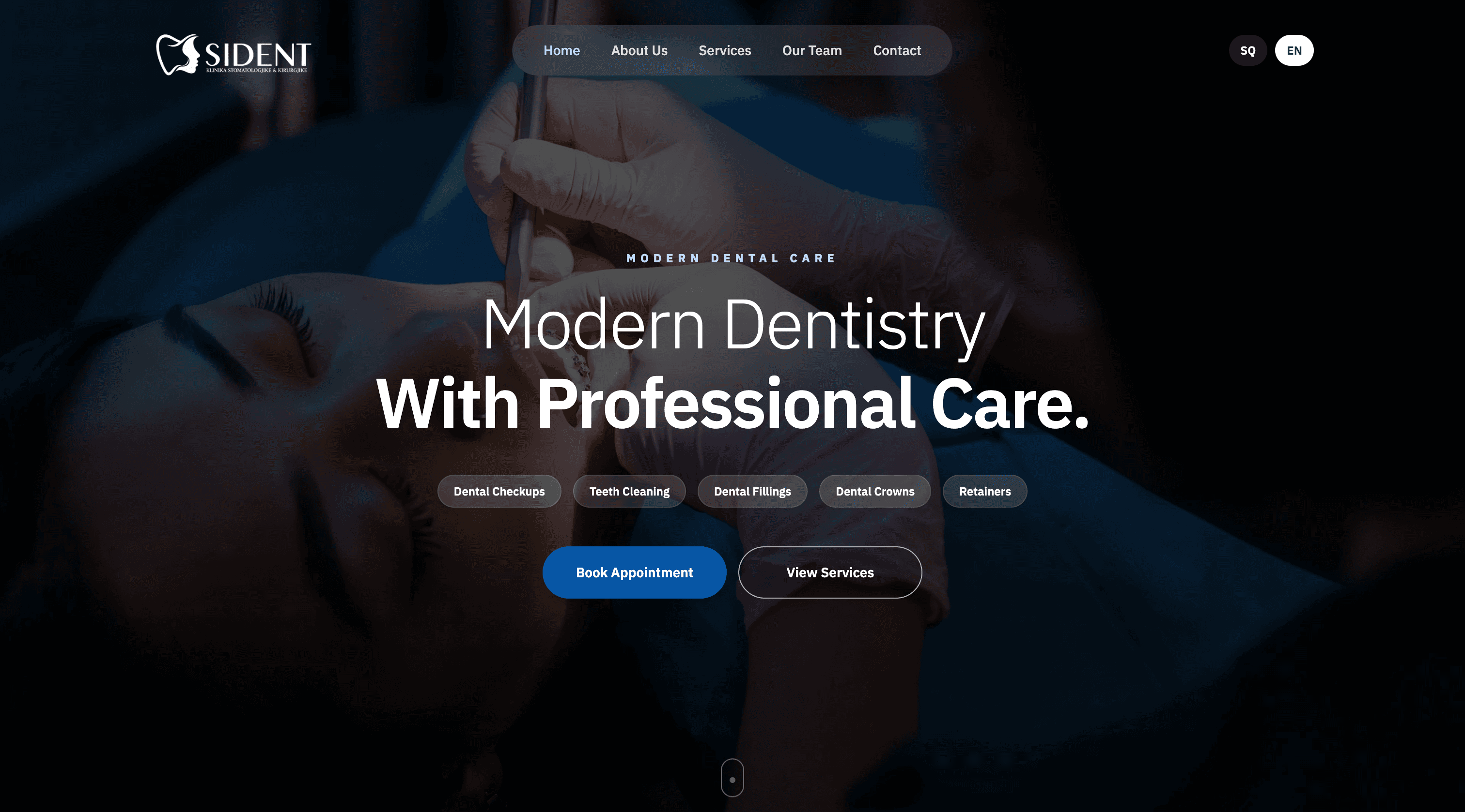 Sident Dental Clinic project preview